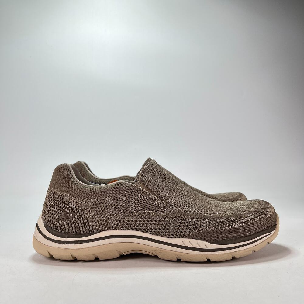 Skechers Relaxed Fit Expected Gomel Taupe Slip On Loafers 65086 Men's Size 10